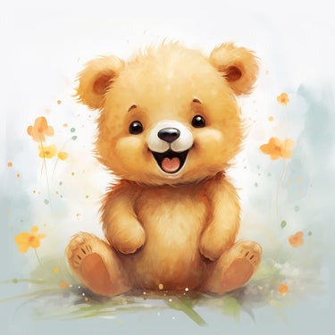 Tableau Avec Ours Peluche